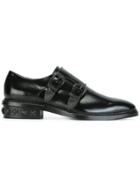 Toga Virilis Buckled Monk Shoes - Black