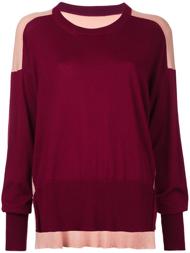 Mm6 Maison Margiela Block Panel Top - Red