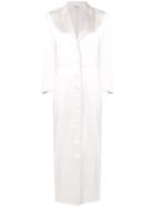 Thom Browne Seamed Satin Corset Dress - White