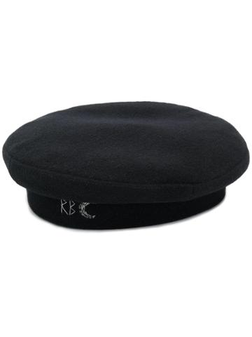 Ruslan Baginskiy Embroidered Beret - Black