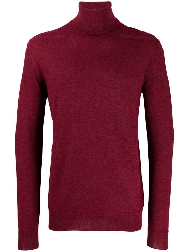 Roberto Collina Turtleneck Long-sleeved Jumper - Red