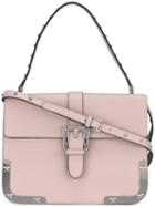 Star Detail Shoulder Bag - Women - Calf Leather - One Size, Pink/purple, Calf Leather, Red Valentino