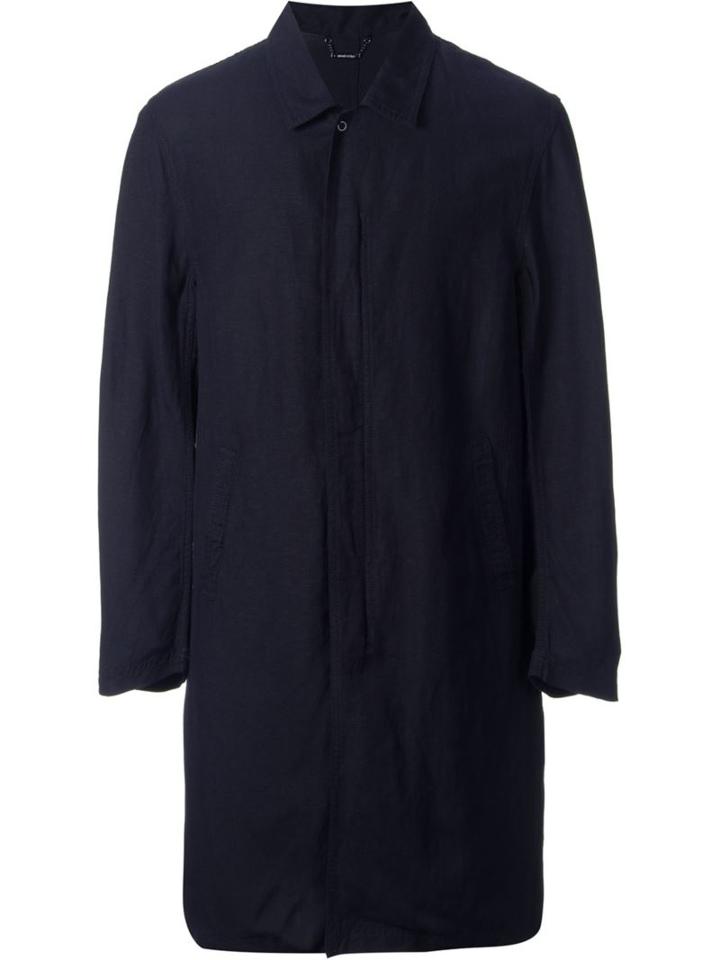 Monkey Time Front Zip Mid-length Military Coat