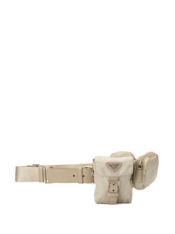 Prada Pre-owned Logo Belt Bag - Neutrals