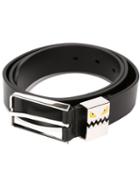 Fendi 'bag Bugs' Belt, Adult Unisex, Size: 95, Black, Calf Leather