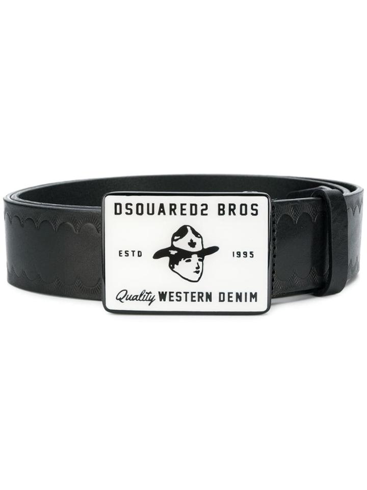 Dsquared2 Western Denim Belt - Black