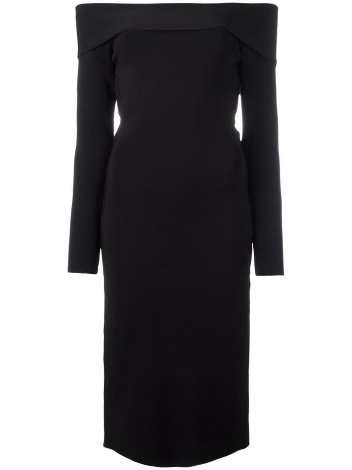 T By Alexander Wang Off-shoulder Dress - Black