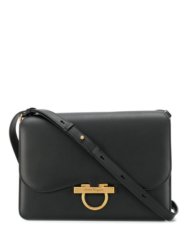 Salvatore Ferragamo Classic Flap Bag - Black