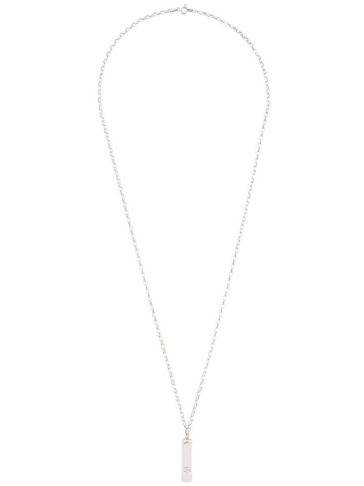 True Rocks 'whistle' Necklace, Adult Unisex, Metallic