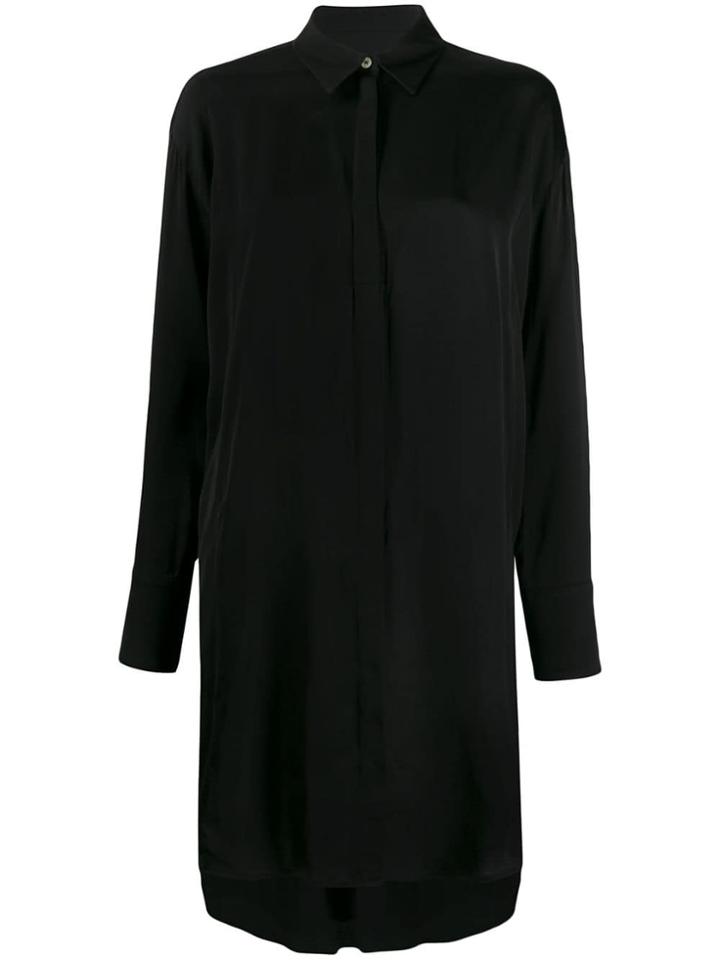J.lindeberg Long-sleeve Shirt Dress - Black