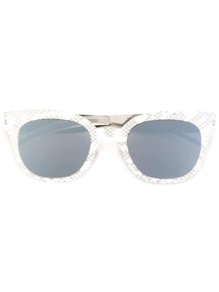 Mykita 'mykita X Maison Margiela' Sunglasses, Women's, White, Stainless Steel