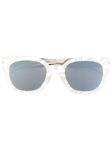 Mykita 'mykita X Maison Margiela' Sunglasses, Women's, White, Stainless Steel