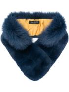 Yves Salomon Accessories Rex Scarf - Blue