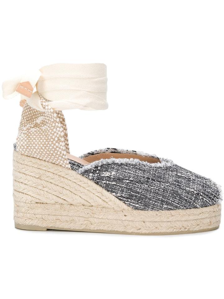 Castañer Campanita Espadrille Wedges - Black