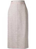 Fendi High Waisted Midi Skirt - Neutrals