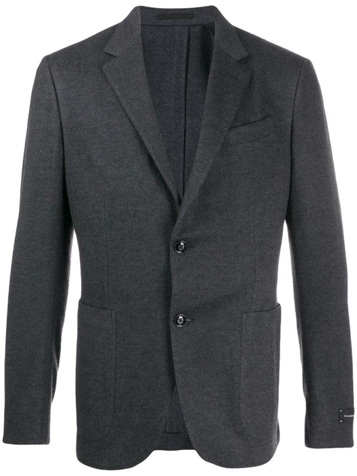 Ermenegildo Zegna Patch Pockets Blazer - Grey