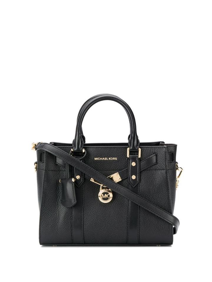 Michael Michael Kors Nouveau Hamilton Small Satchel - Black