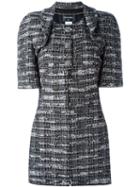 Chanel Vintage Embellished Dress With Cropped Jacket, Women's, Size: 40, Grey
