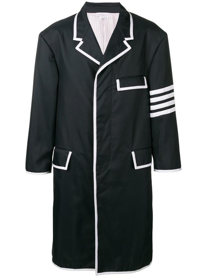 Thom Browne 4-bar Oversized Ripstop Chesterfield - Blue