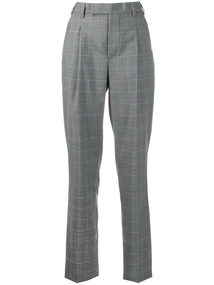 Zadig & Voltaire Check Trousers - Grey