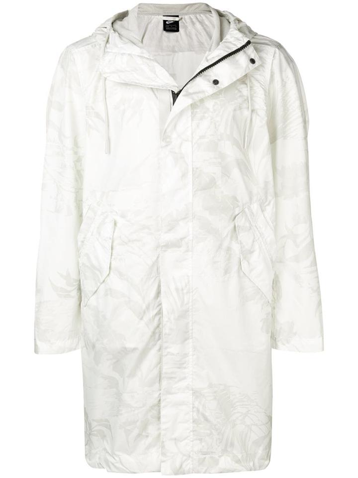 Nike Long Sports Windbreaker Jacket - White