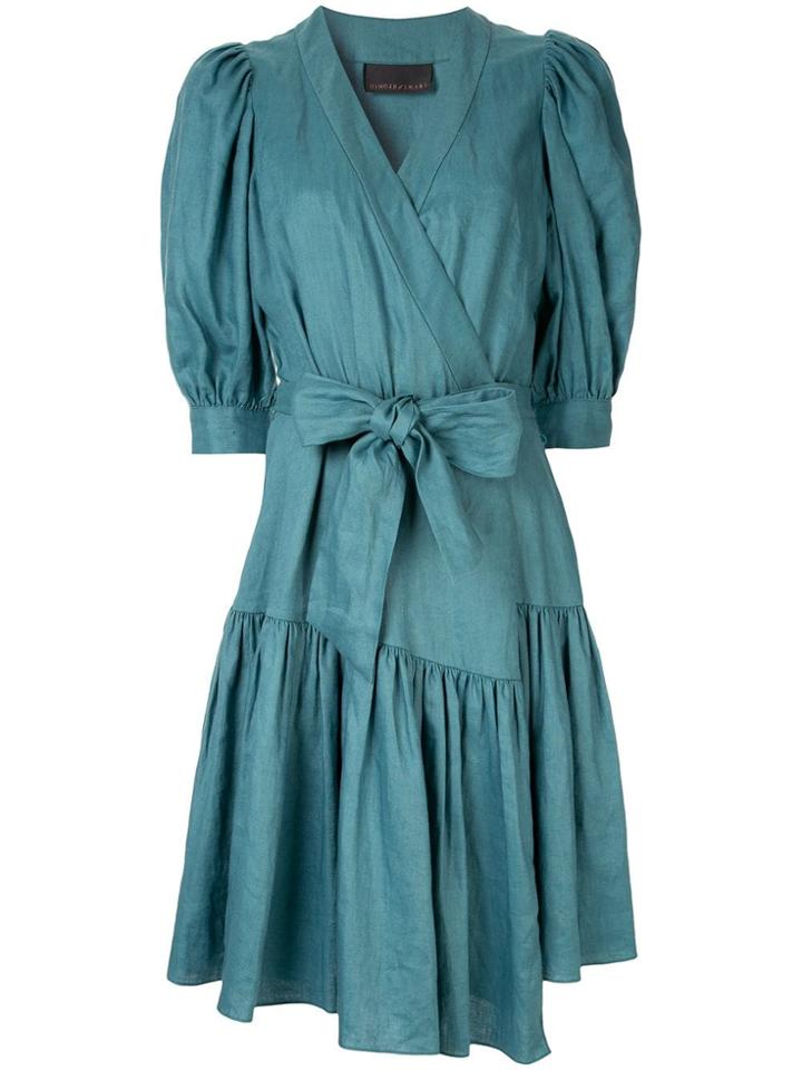 Ginger & Smart Serenity Wrap Dress - Green