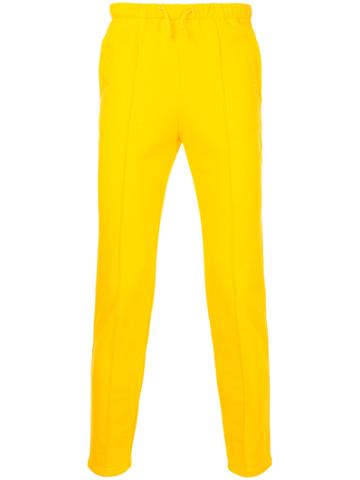 Astrid Deigner Embroidered Logo Sweatpants - Yellow & Orange