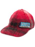 Nº21 Beaded Patch Cap - Red