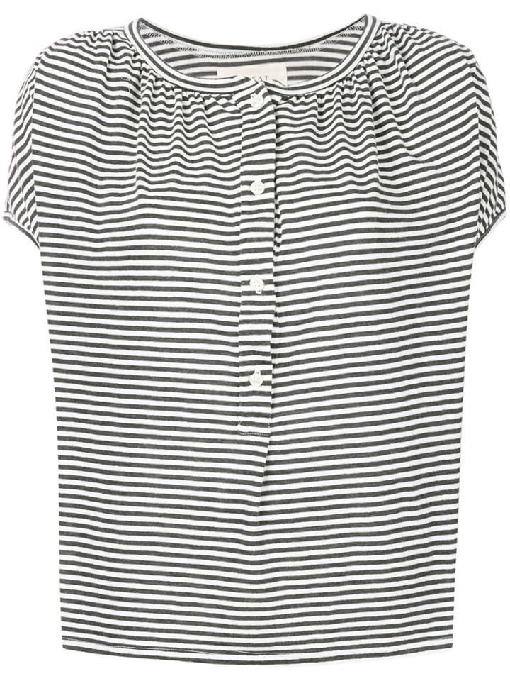The Great Oversized Striped T-shirt - Grey