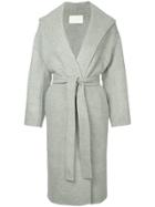 Ballsey Belted Robe Coat - Grey
