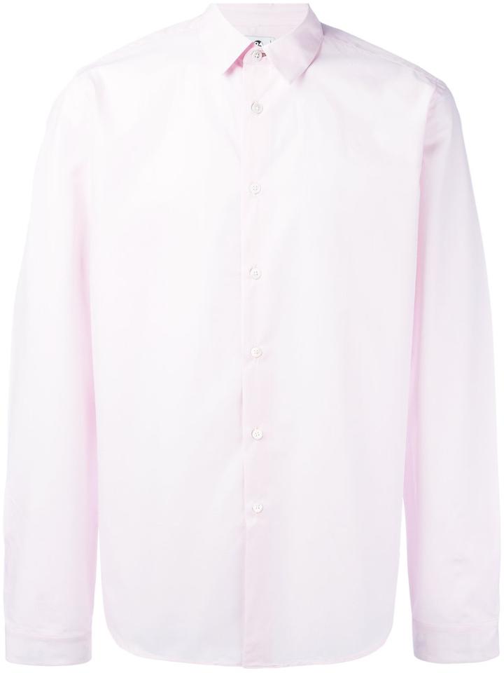 Paul Smith Jeans Classic Shirt, Men's, Size: Medium, Pink/purple, Cotton