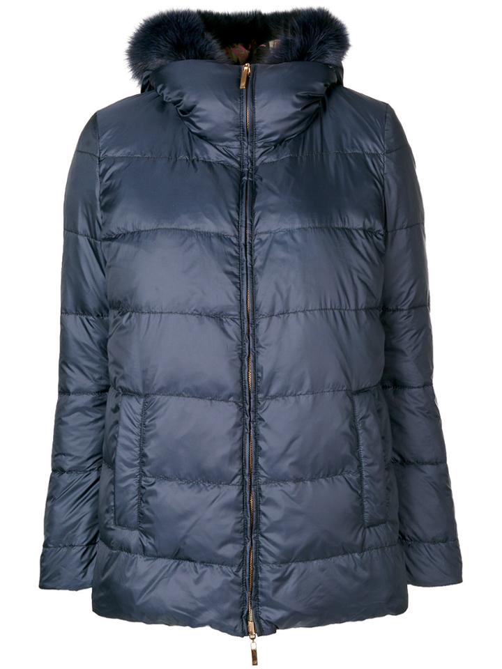 Blumarine Classic Padded Jacket - Blue