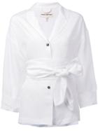 Mara Hoffman Wrap Waist Shirt - White