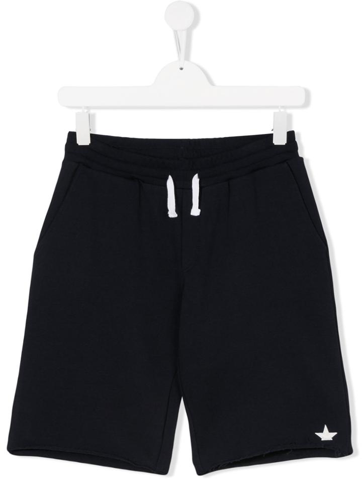 Macchia J Kids Track Shorts - Blue