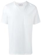 Ami Alexandre Mattiussi Chest Pocket T-shirt, Men's, Size: Xs, White, Cotton