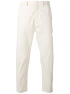 Pence Baldo Trousers, Men's, Size: 50, White, Cotton/spandex/elastane