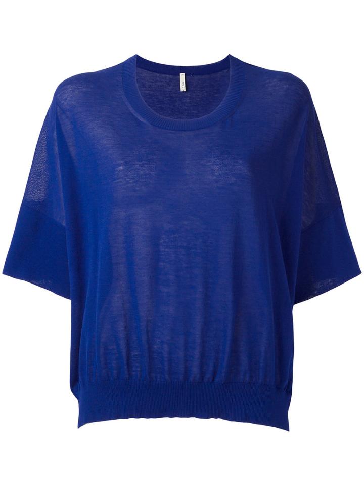 Boboutic Shortsleeved Sweater, Women's, Size: Small, Pink/purple, Cotton