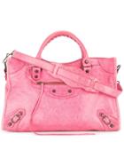 Balenciaga Vintage The City Editor's 2way Hand Bag - Pink & Purple