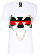 Nil & Mon Chain Embroidered T-shirt - White
