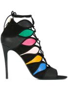 Salvatore Ferragamo Colour Block Sandals - Black