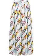 Ultràchic Printed Flared Skirt - Multicolour