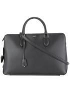 Rochas Tri Zip Shoulder Bag - Black