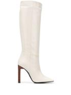 Marc Ellis Knee High Boots - White