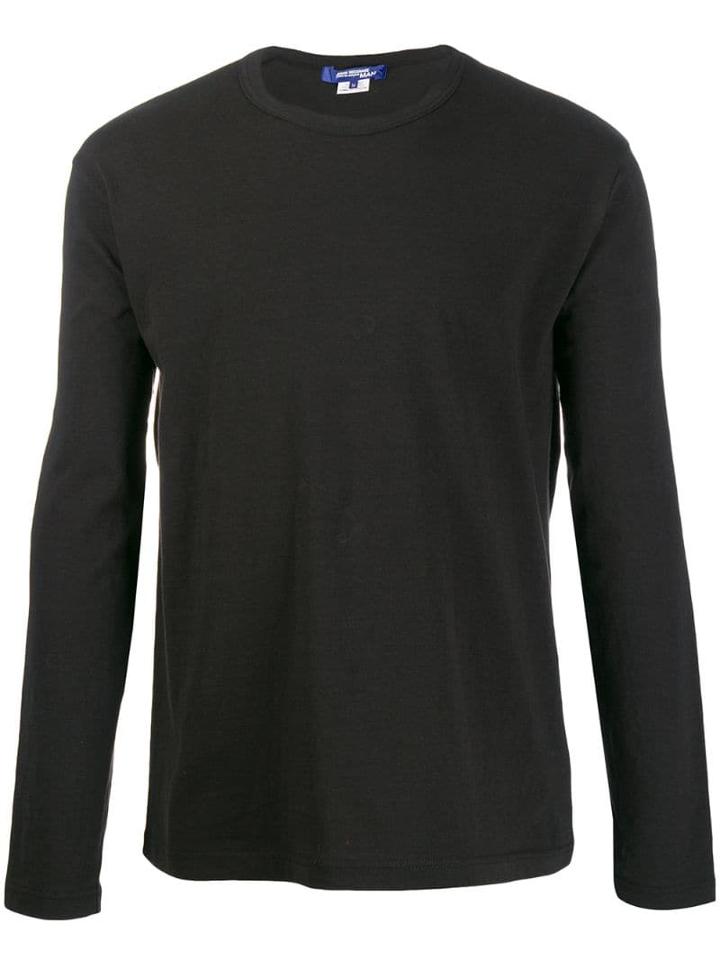 Junya Watanabe Long Sleeved Jersey Top - Black