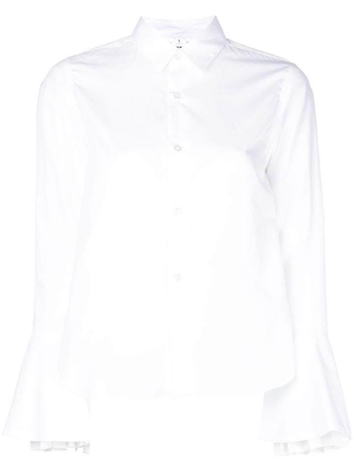 Comme Des Garçons Noir Kei Ninomiya Flared Cuff Shirt - White