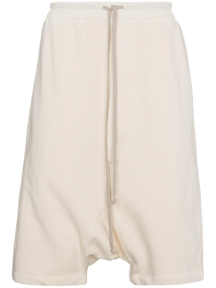 Rick Owens Drkshdw Drop Crotch Drawstring Shorts - Nude & Neutrals