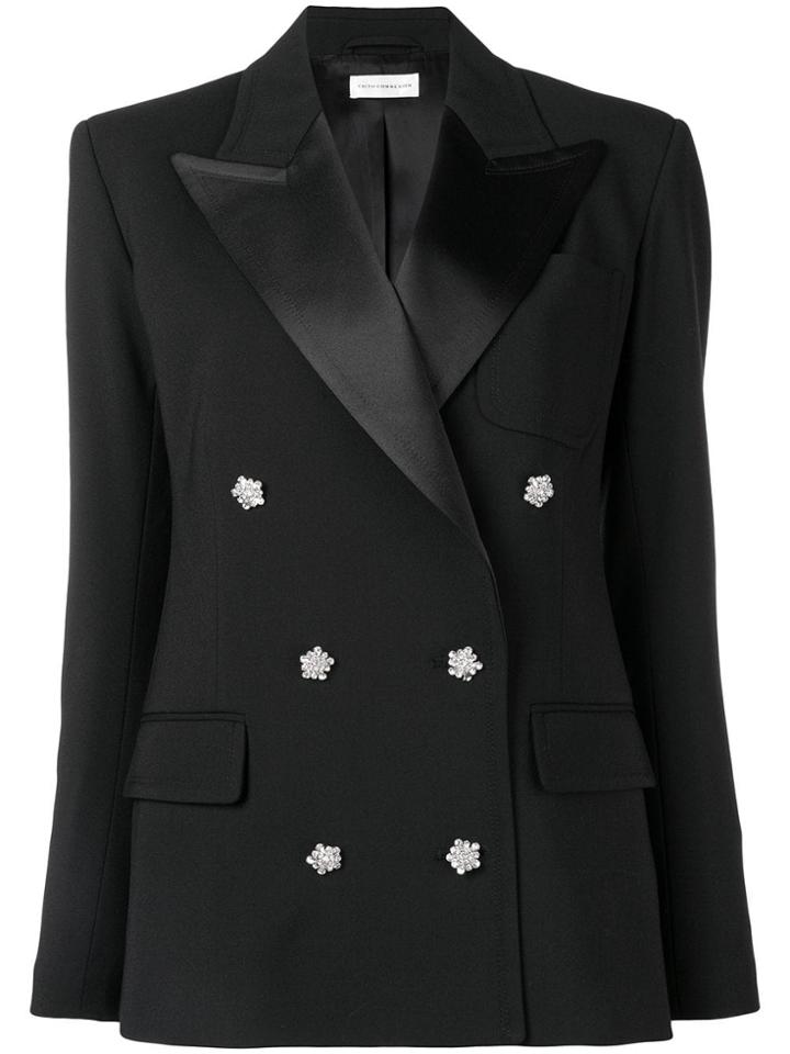 Faith Connexion Double-breasted Blazer - Black