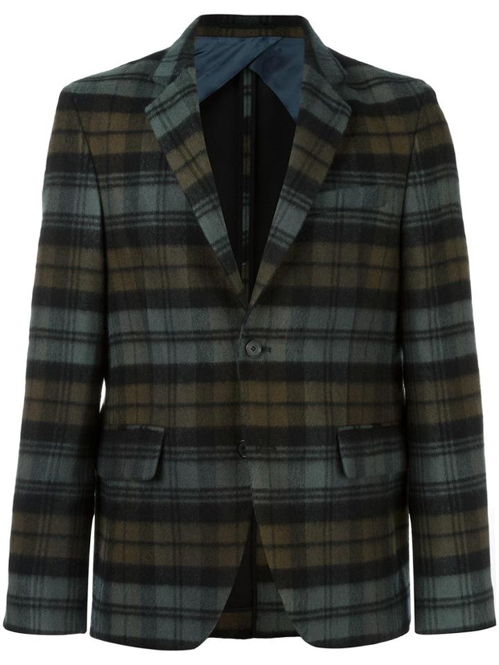Golden Goose Deluxe Brand Plaid Blazer - Green