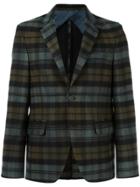 Golden Goose Deluxe Brand Plaid Blazer - Green