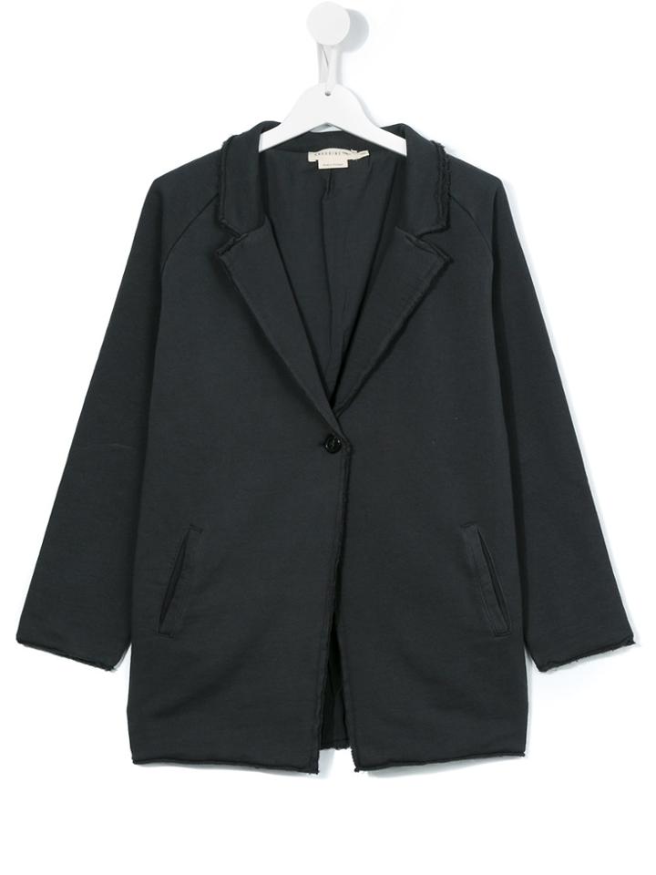 Andorine Teen Frayed Blazer - Grey